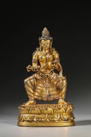 A Gilt-Bronze Figure of Buddha