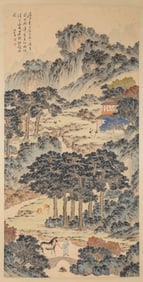 Pu Ru (1896-1963), attributed to, Visiting a Friend