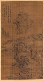 Wen Zhengming (1470-1559), attributed to, Landscape with Pavilion