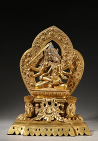 A Gilt-Bronze Figure of Buddha
