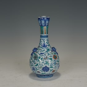 Doucai Flower Branch Pattern Porcelain Vase