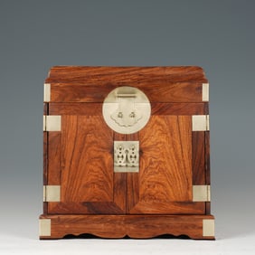Huanghuali Wood Lid Box