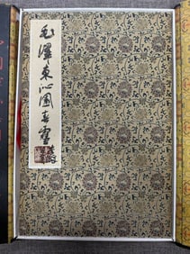 Chinese Writing Calligraphy Painting Album,Li Duo Mark