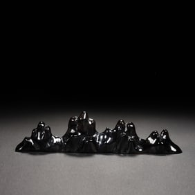 Black Crystal Pen Holder