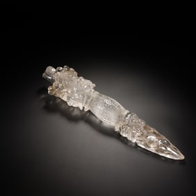 White Crystal Vajra Ornament