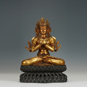 Gilt Bronze Vajra Sattva Figure