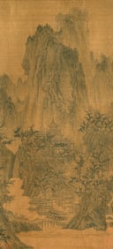 A CHINESE HAND PAINTING WITH