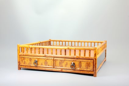 A BAMBOO TEA TABLE