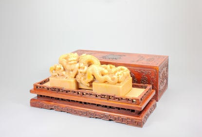 A SHOUSHAN STONE SEAL,XI