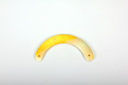 A HETIAN JADE ARCHAIC PENDANT, HUANG