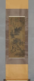 Chinese Drawing Bamboo Painting,Su Shi Mark