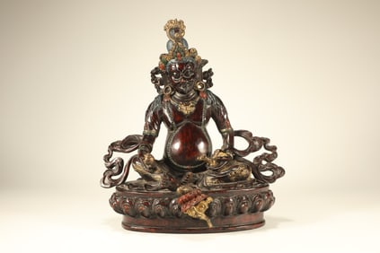 Agarwood Yellow Jambala Figure