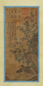 Chinese Drawing Flower Painting,Xu Xi Mark