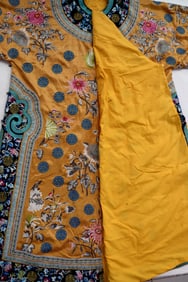 Silk Embroidery Flower Pattern Clothes