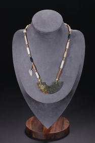 Jade Bi Necklace