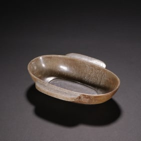 Jade Carved Double Ears Cup