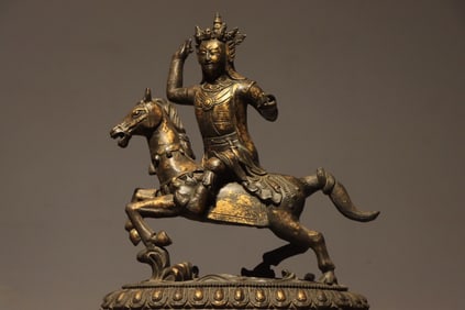 Gilt Bronze Laksmi Figure