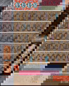 Chinese Drawing Character Story Hand Scroll,Yan Liben Mark