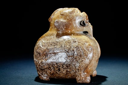 Jade Carved Beast Shape Ornament