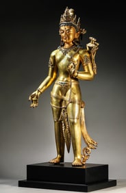 A Tibetan Malla-Style Figure of Manjushri