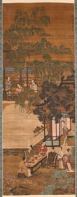 Qian Xuan (1235-1305), attributed to, Figure Narrative