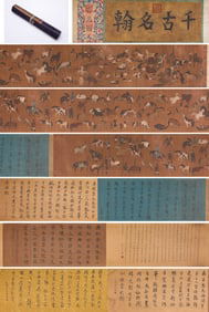 Han Gan (act. 8th century), attributed to, Hundred Horses Handscroll