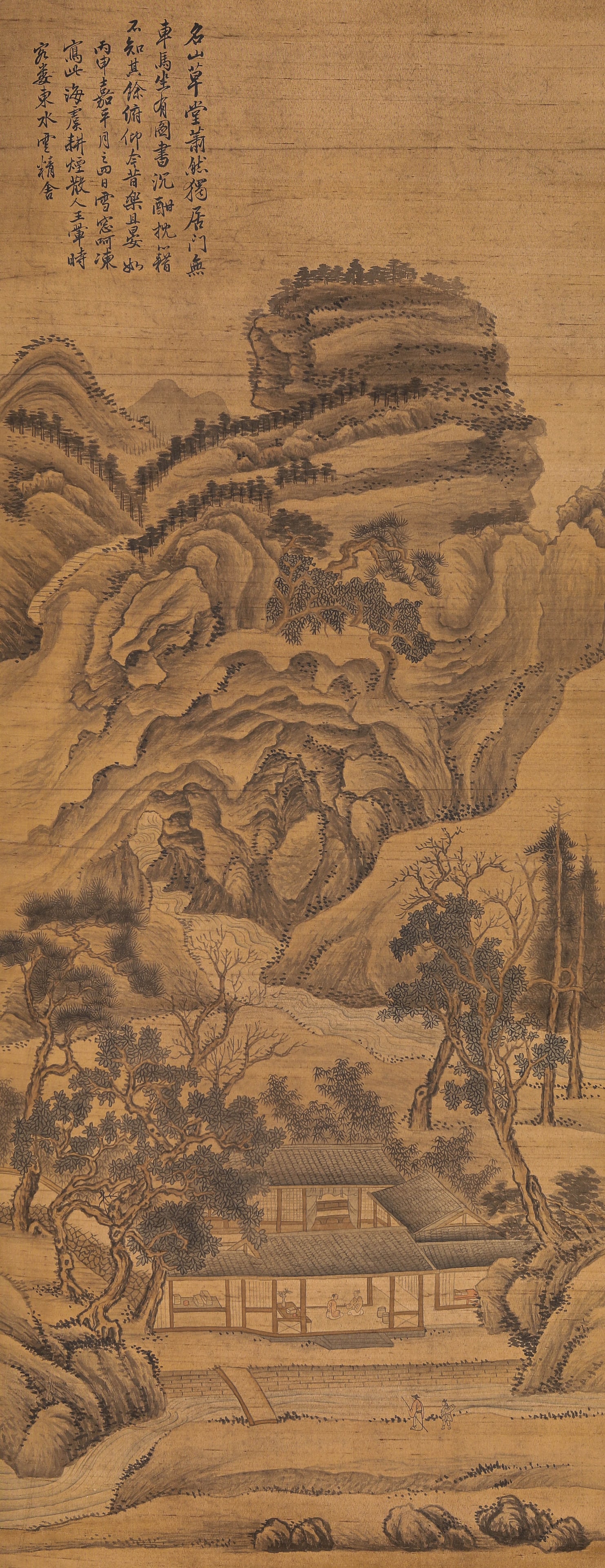 Wang Hui (1632-1717), attributed to, Landscape with Figures: Wang Hui (1632-1717), attributed to, Landscape with Figures (68.5 x 177cm)