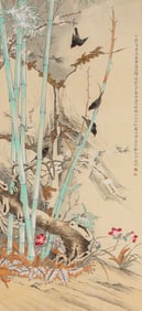Yu Fei'an (1889-1959), attributed to, Flower-and-Bird