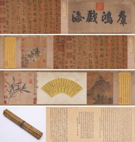 Wang Xizhi (303-361), attributed to, Cursive Script 'Great Heat' Handscroll