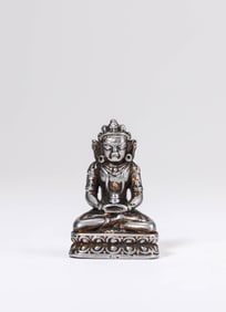An Alloy Copper Figure of Amitayus