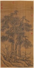 Guo Xi (1020-1090), attributed to, Pine in a Ravine