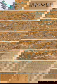 Qiu Ying (1494-1552), attributed to, 'Along the River During Qingming Festival' Handscroll