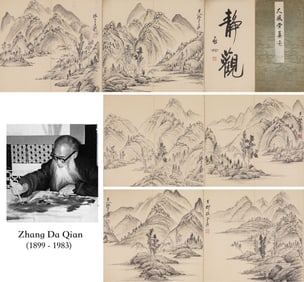 Zhang Daqian (1899-1983), attributed to, Landscape Album Leaves