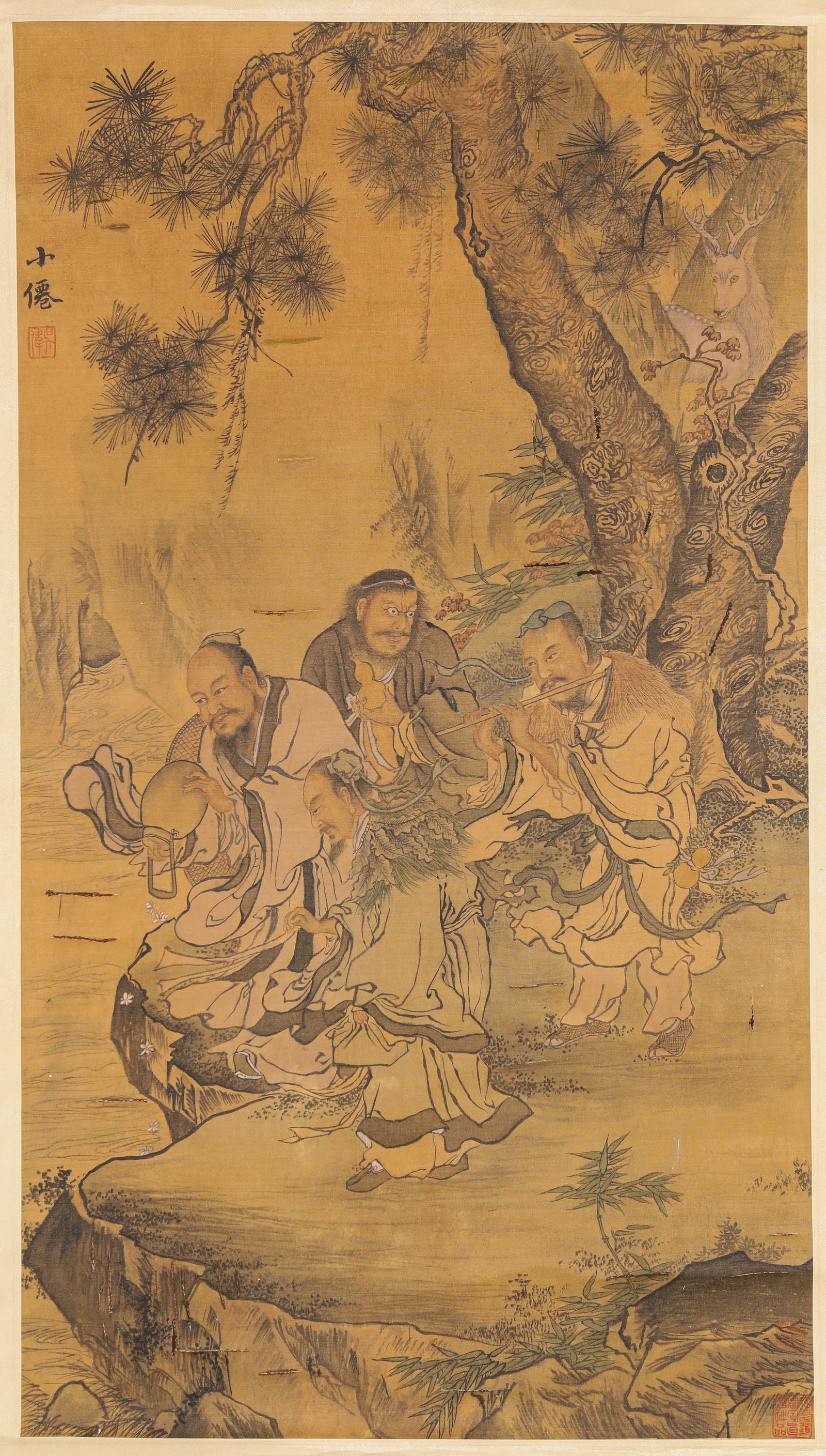 Wu Wei (1459-1508), attributed to, Figures: Wu Wei (1459-1508), attributed to, Figures (54 x 96cm)