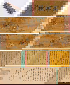 Zhao Mengfu (1254-1322), attributed to, Horses and Riders Handscroll