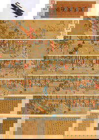 Qiu Ying (1494-1552), attributed to, Spring Morning in Han Palace Handscroll