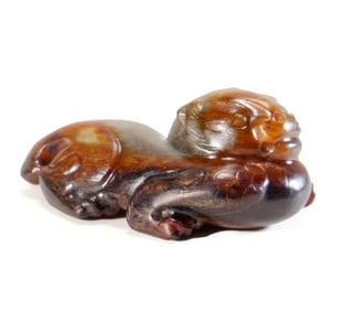 A JADE AUSPICIOUS BEAST