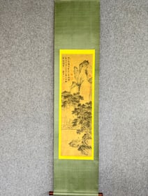 A CHINESE HAND PAINTING WITH THE MARK OF TANG YIN