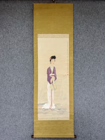 A CHINESE HAND PAINTING WITH THE MARK OF XU BEIHONG