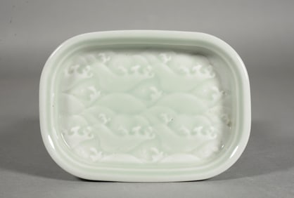 A CELADON SEA-WAVE BRUSH WASHER