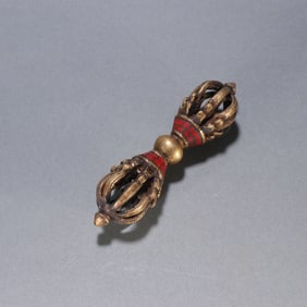 Gilt Bronze Vajra Ornament