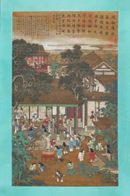 Chinese Drawing Character Story Painting,Yao Wenhan Mark