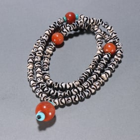 Dzi Bead Necklace