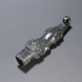 Chinese Bronze Carved Beast Shape Belt Hook