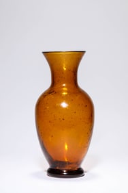 A Brown Glass Vase