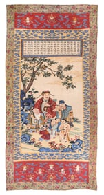 A Kesi 'Three Stars of Fortune' with Imperial Inscription