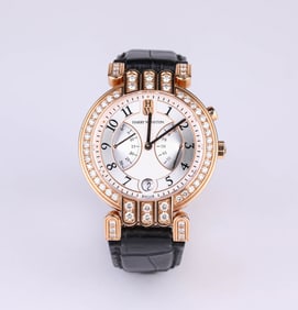 A Harry Winston 18k Gold Automatic Mechanical Watch