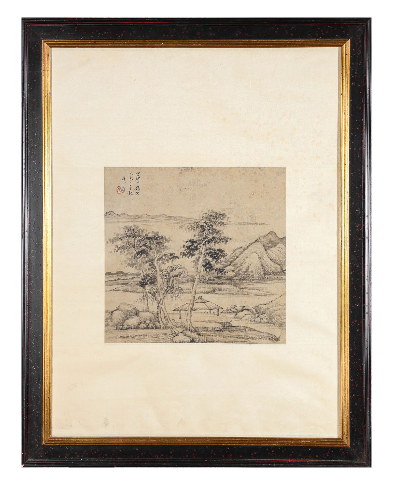 Wang Hui (1632-1717), attributed to, Landscape: Wang Hui (1632-1717), attributed to, Landscape (29.5 x 29cm)