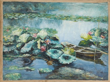A Painting 'Lotus Pond'