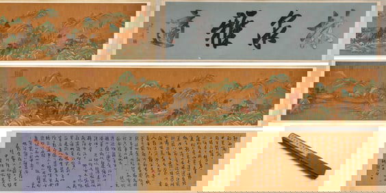 Wen Zhengming (1470-1559), attributed to, Elegant Comfort Among Woods and Springs Handscroll